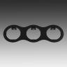 Комплект из светильников и рамки LIGHTSTAR Domino D637060607