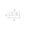Насадка торцевая на светильник LIGHTSTAR RULLO 202406