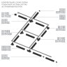 Трек четырехконтактный 3-фазный LIGHTSTAR 503035-R QUATTRO встраиваемый со стыковочными пазами 3м, БЕЛЫЙ
